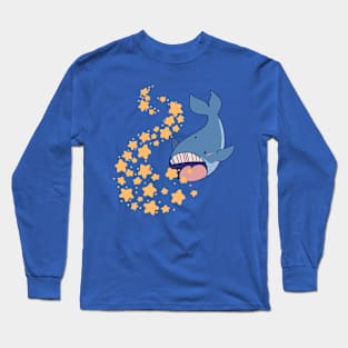 A Whale Eating Stars Long Sleeve T-Shirt